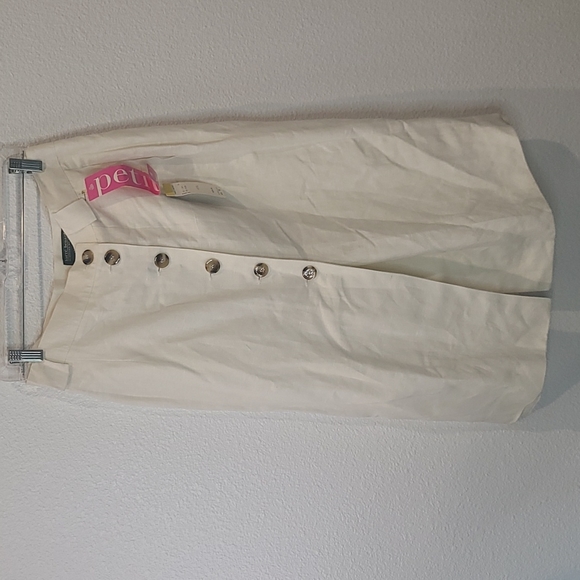 Harve Benard Dresses & Skirts - NWT deadstock Harve Benard linen long skirt cream size 14 petite